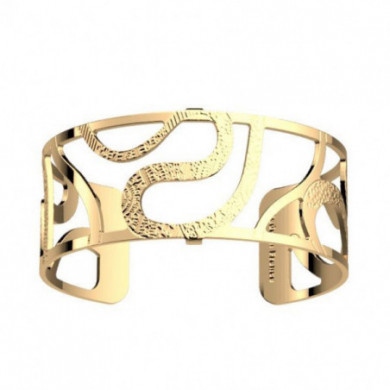 Bracelet or LES GEORGETTES Reptile 25mm