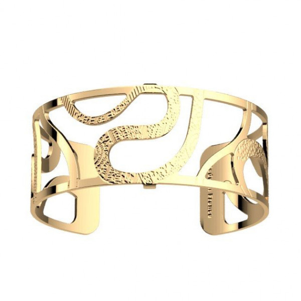 Bracelet or LES GEORGETTES Reptile 25mm