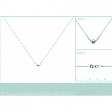 Collier argent femme Influences