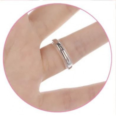 Réducteur pour bague anneau en silicone transparent