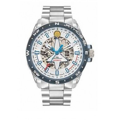 Montre homme automatique Acier Cadran Argenté Patrouille De France