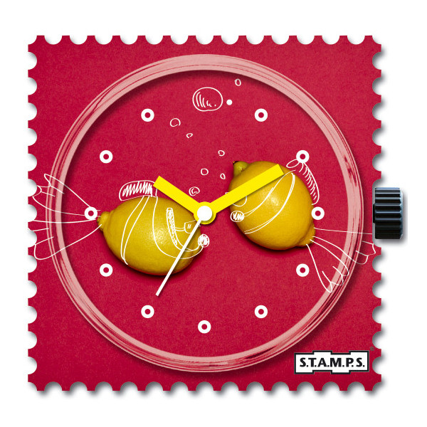 Cadran montre STAMPS "Citrus Fish" poissons citrons