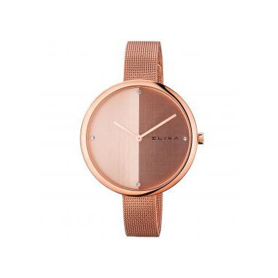 Montre ELIXA en acier rose