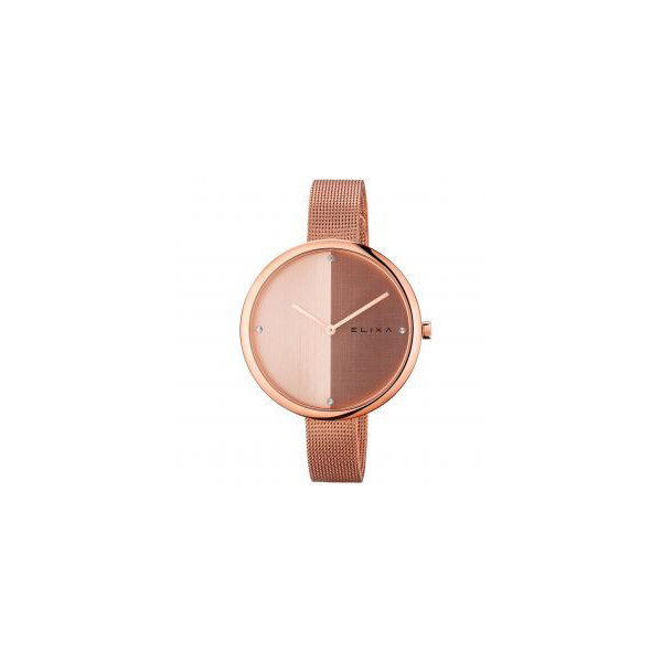 Montre ELIXA en acier rose