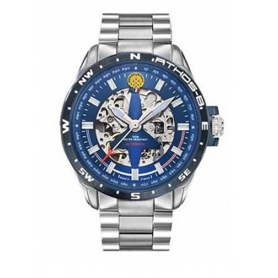 Montre homme automatique Acier Cadran Bleu Patrouille De France