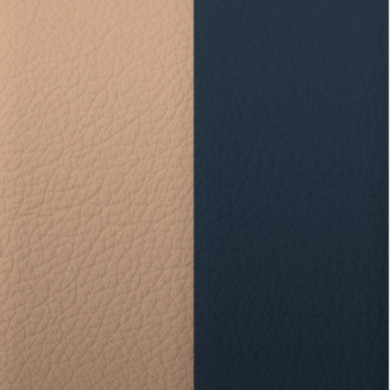 Cuir GEORGETTES boucles d'oreilles Poudre Ombre bleue