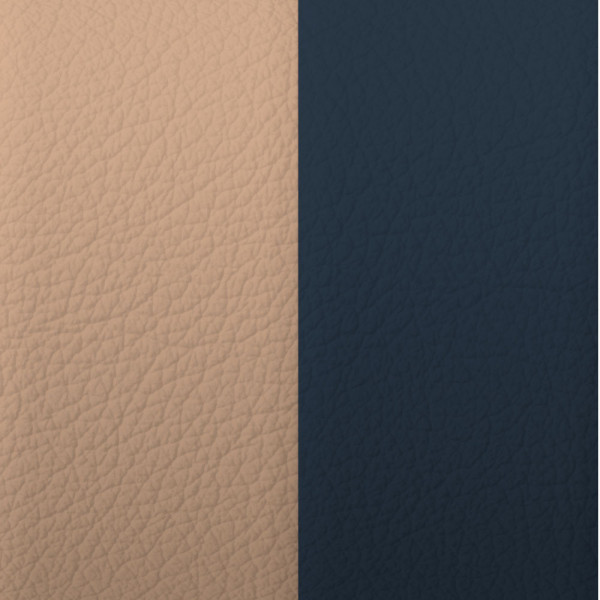 Cuir GEORGETTES boucles d'oreilles Poudre Ombre bleue