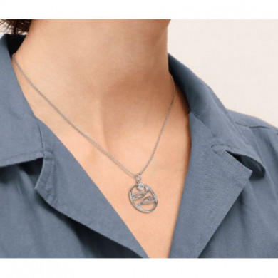 Collier or GEORGETTES Zodiaque Poisson précieuse 20mm