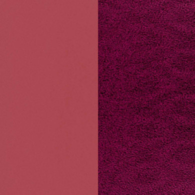 Cuir GEORGETTES boucles d'oreilles Amaryllis rose et Fushia Exotique