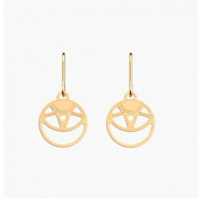 Boucles d’Oreilles Femme Or GEORGETTES Soleil 16mm