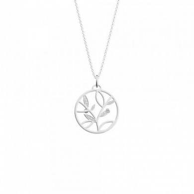 Collier argent GEORGETTES Arbre de vie précieuse 25mm