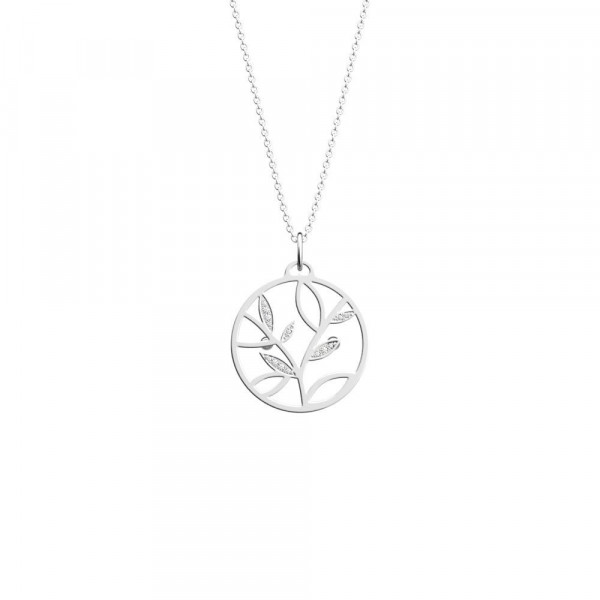 Collier argent GEORGETTES Arbre de vie précieuse 25mm