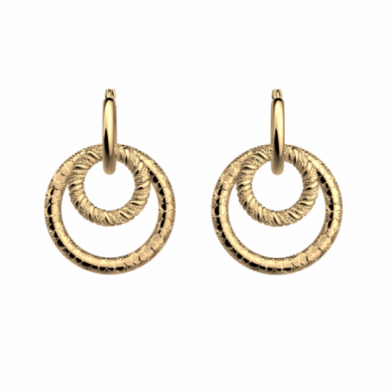 Boucles d’Oreilles Femme Or GEORGETTES Icone Torsade