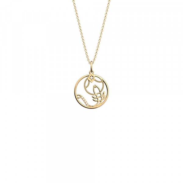 Collier or GEORGETTES Zodiaque Scorpion précieuse mm