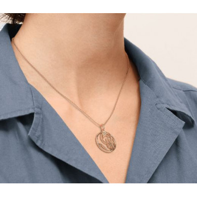 Collier or GEORGETTES Zodiaque Scorpion précieuse mm