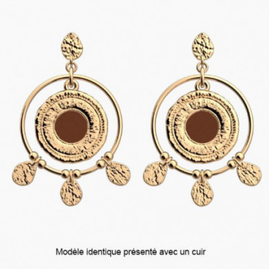 Boucles d'oreilles Femme Or Georgettes Pépite