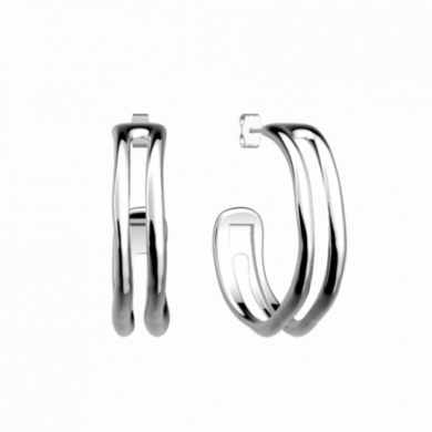 Boucles d’Oreilles Femme Argent GEORGETTES Pure organique 6mm