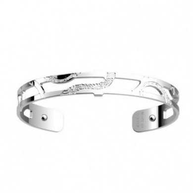 Bracelet argent LES GEORGETTES Reptile 8mm