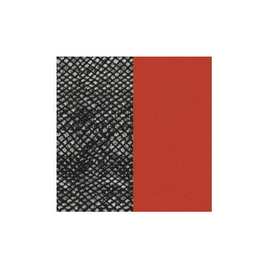 Cuir pendentif rond 25mm  LES GEORGETTES® Reptile Brique