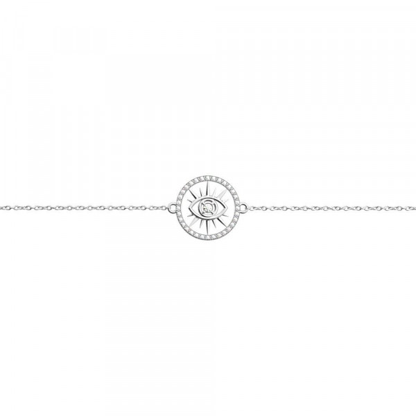 Bracelet argent LES GEORGETTES précieuse Oeil 16mm