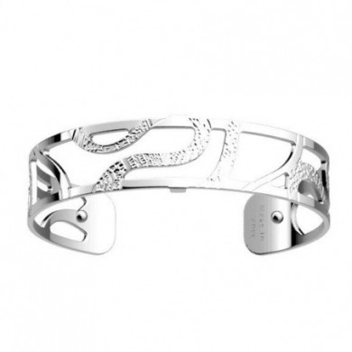 Bracelet argent LES GEORGETTES Reptile 14mm