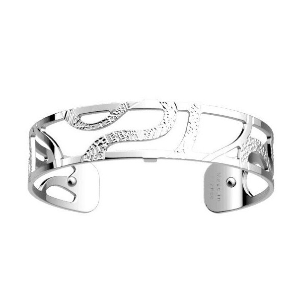 Bracelet argent LES GEORGETTES Reptile 14mm
