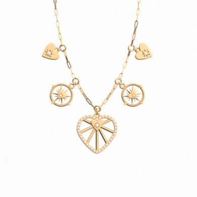 Collier Femme Or GEORGETTES Celeste 17mm