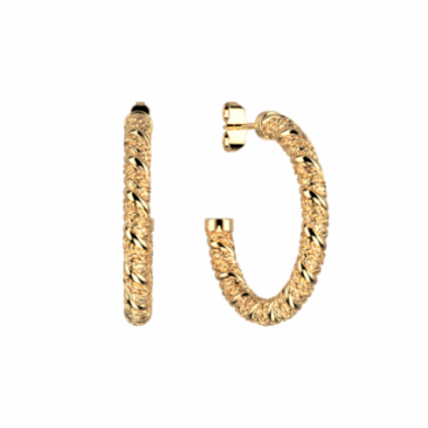 Boucles d’Oreilles Femme Or GEORGETTES Icone Torsade
