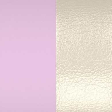 Cuir GEORGETTES bague Magnolia et Blanc nacré