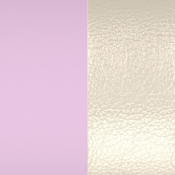 Cuir GEORGETTES bague Magnolia et Blanc nacré