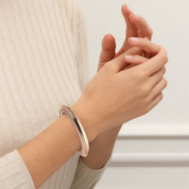 Bracelet Femme Or GEORGETTES Graphique mocha