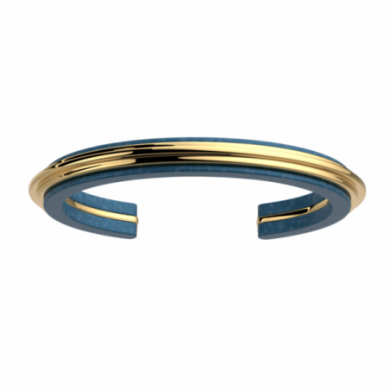 Bracelet Femme Or GEORGETTES Graphique bleu