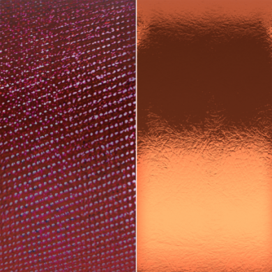 Cuir GEORGETTES bracelets manchettes Rouge lurex et Orange métal