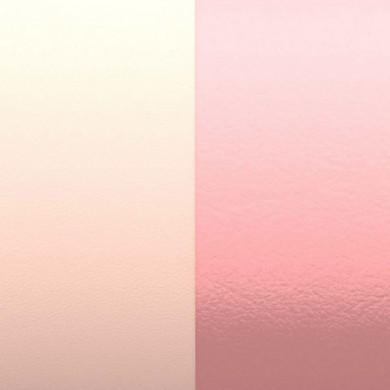 Cuir GEORGETTES bracelets manchettes Jasmin et Rose Métal