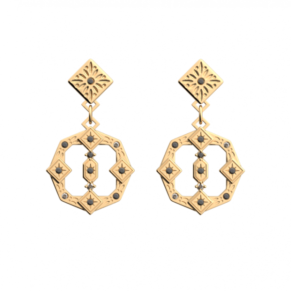 Boucles d’Oreilles Femme Or GEORGETTES Tamara 16mm