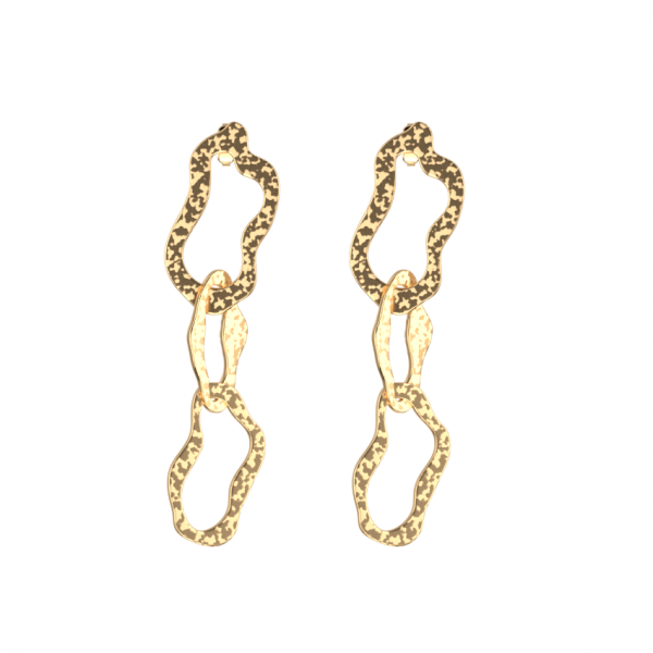 Boucles d’Oreilles Femme Or GEORGETTES Ecume