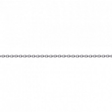 Chaine argent GEORGETTES maille forçat