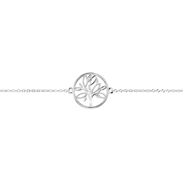Bracelet Femme Argent GEORGETTES Arbre de vie chaîne