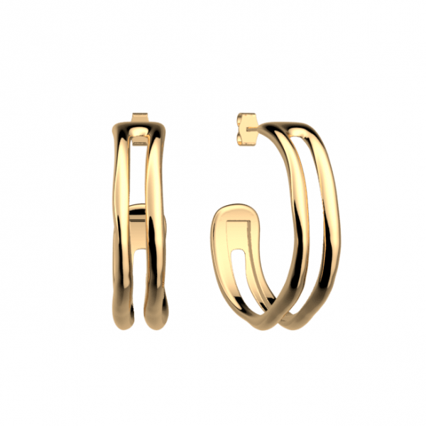 Boucles d’Oreilles Femme Or GEORGETTES Pure Organique 6mm