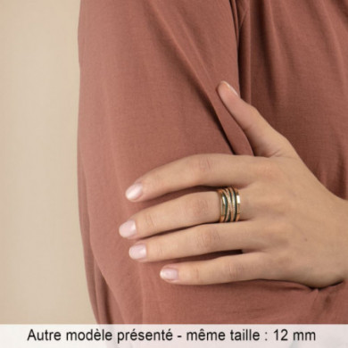 Bague GEORGETTES or Arbre de vie précieuse 12mm