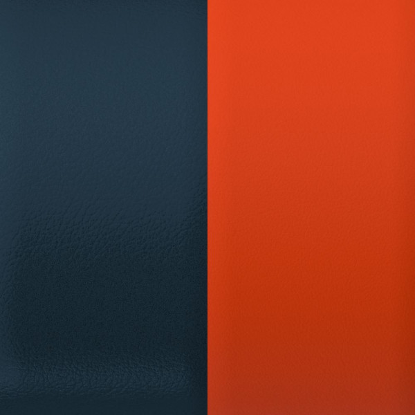 Cuir GEORGETTES bague Bleu Nocturne et Mocha