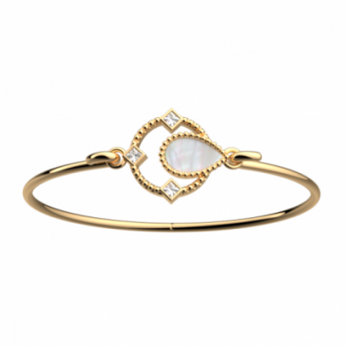 Bracelet Femme Or  GEORGETTES Constance 16mm