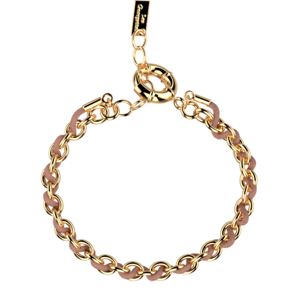 Bracelet Femme Or  GEORGETTES Fregate Beige