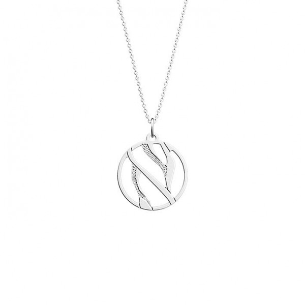 Collier Femme Argent  GEORGETTES Tigre 25mm