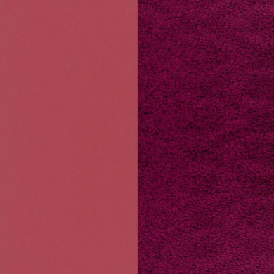 Cuir GEORGETTES bracelets manchettes Amaryllis rose et Fushia exotique