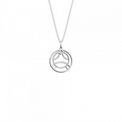 Collier argent GEORGETTES Zodiaque Cancer 20 mm
