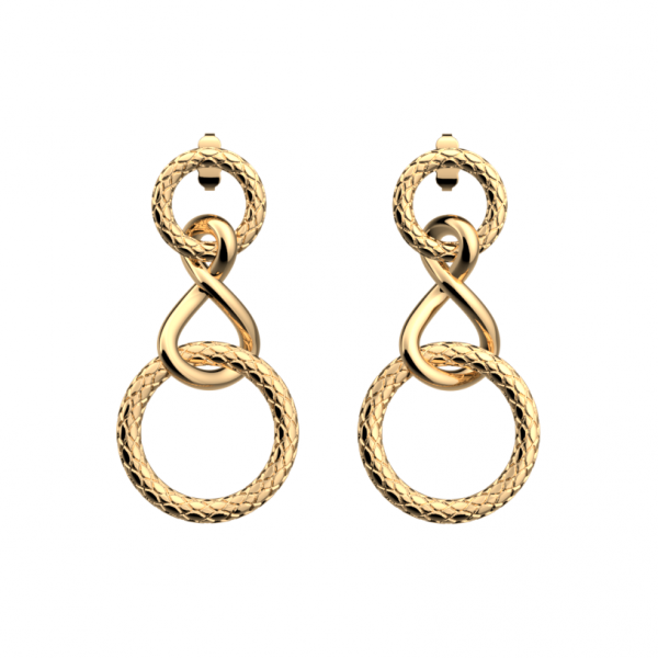 Boucles d’Oreilles Femme Or GEORGETTES Icone Infini