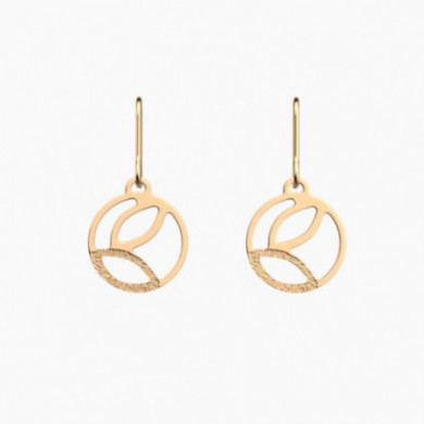 Boucles d’Oreilles Femme Or GEORGETTES Jungle 16mm