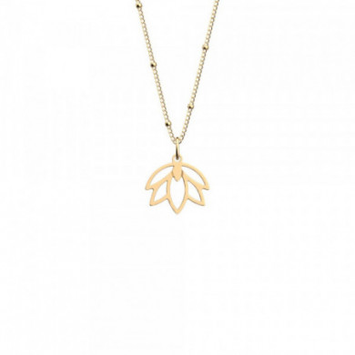 Collier Femme Or GEORGETTES Lotus 20mm