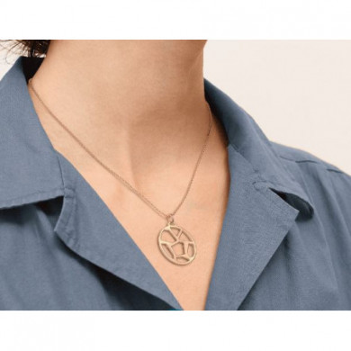 Collier or GEORGETTES Girafe 25mm